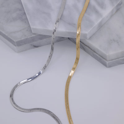 Serpent - Gold Silver Snake Chain