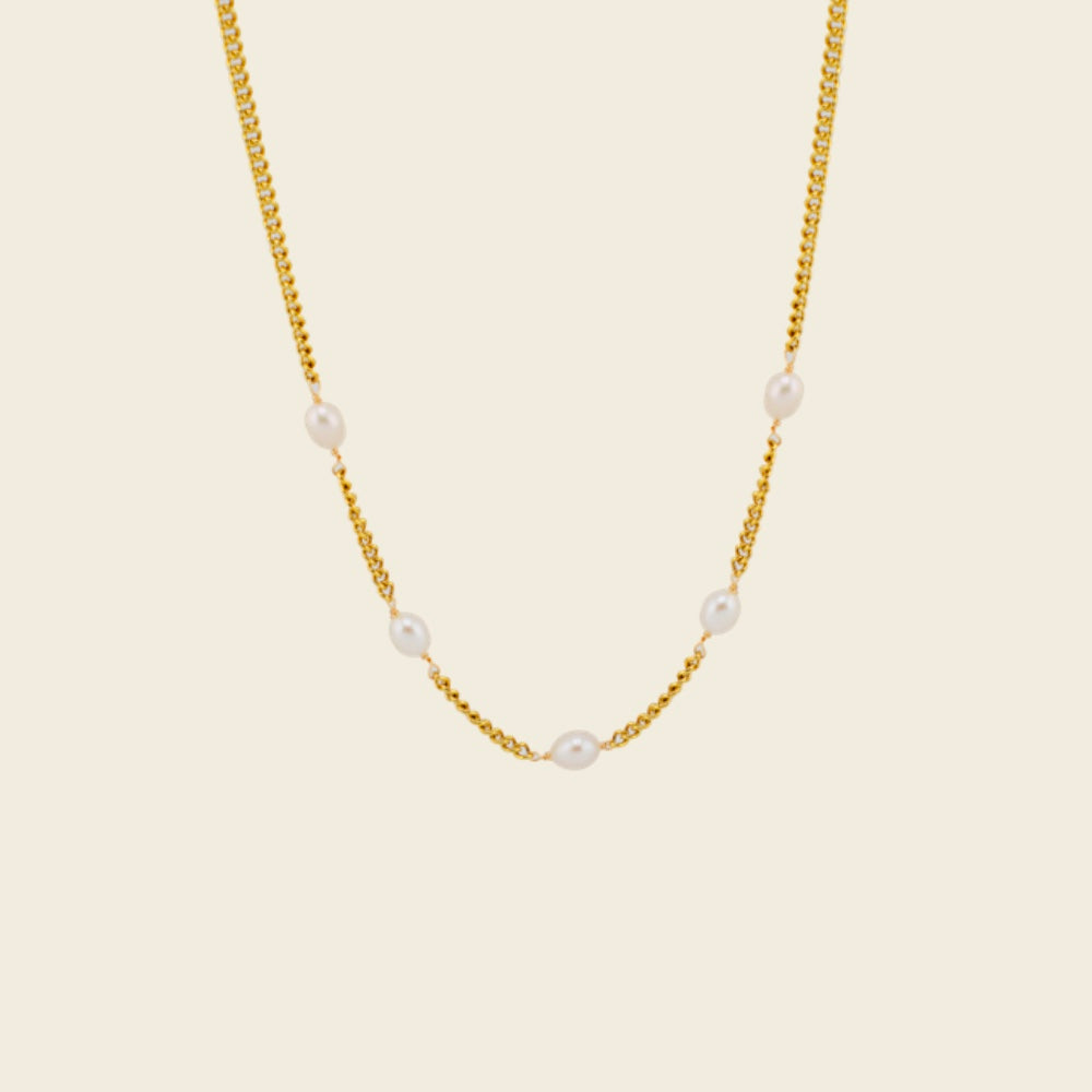 Clark-Vintage Pearl Necklace