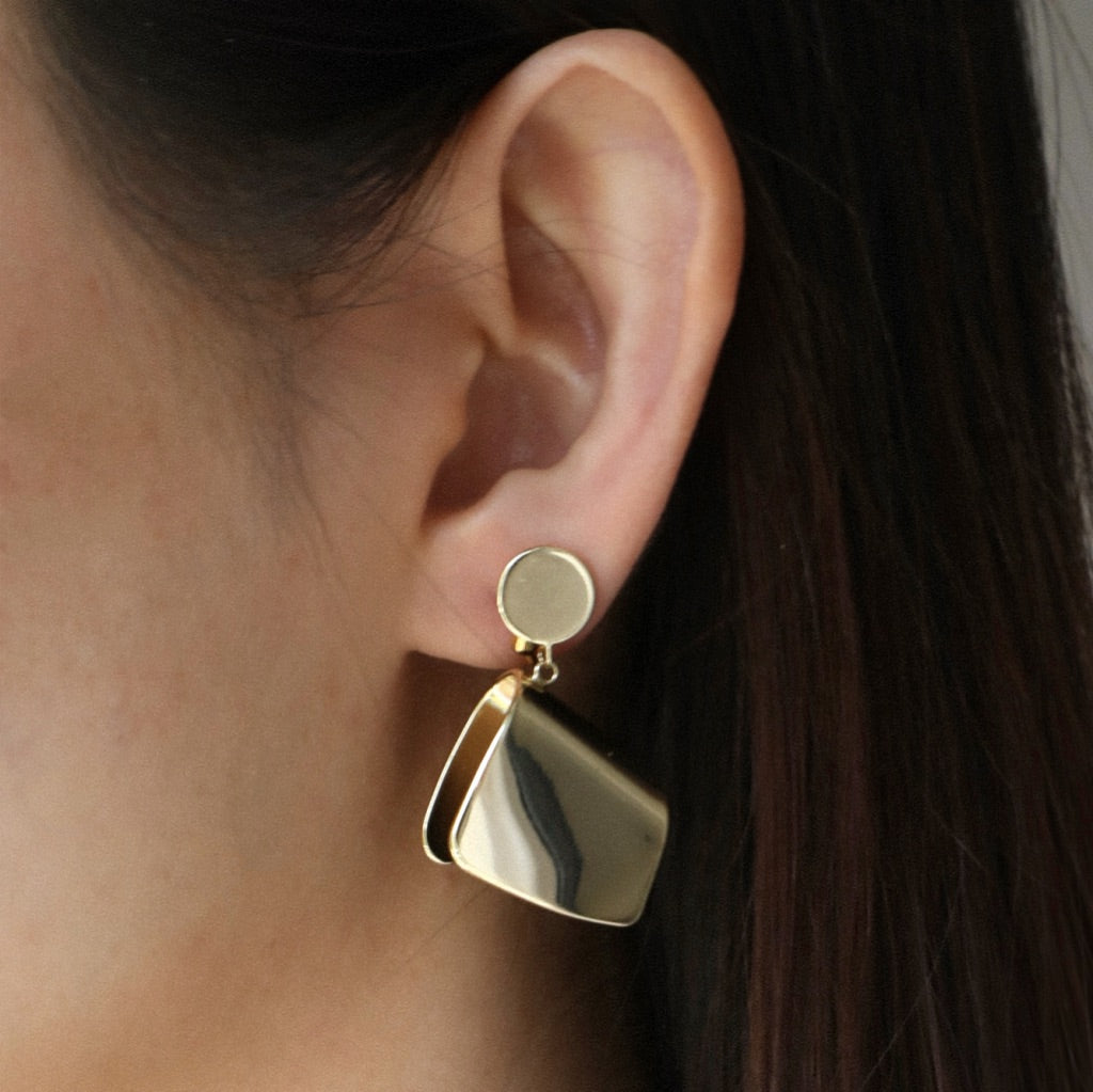 Nina-Classic Folded Earrings